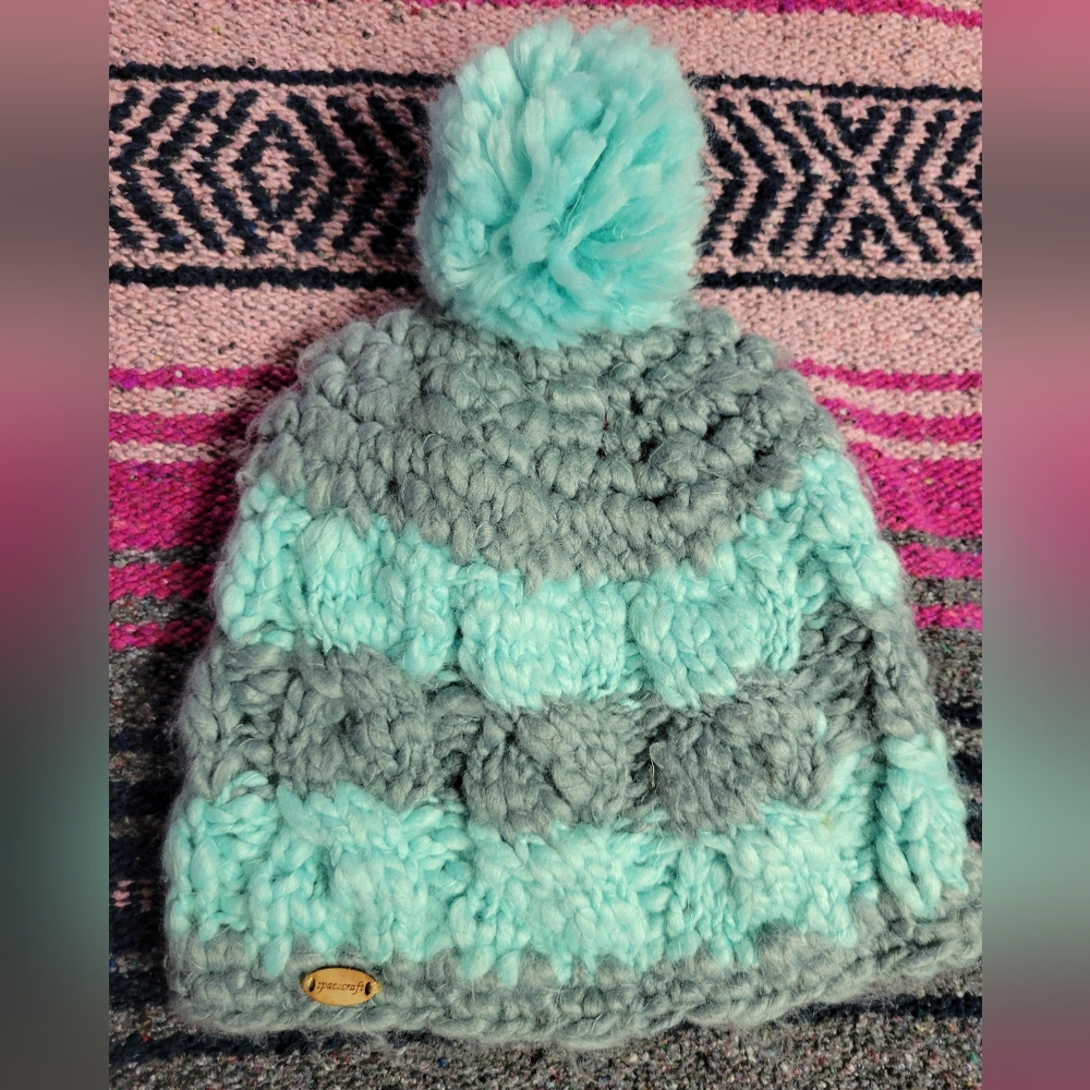 Spacecraft crotcheted winter hat